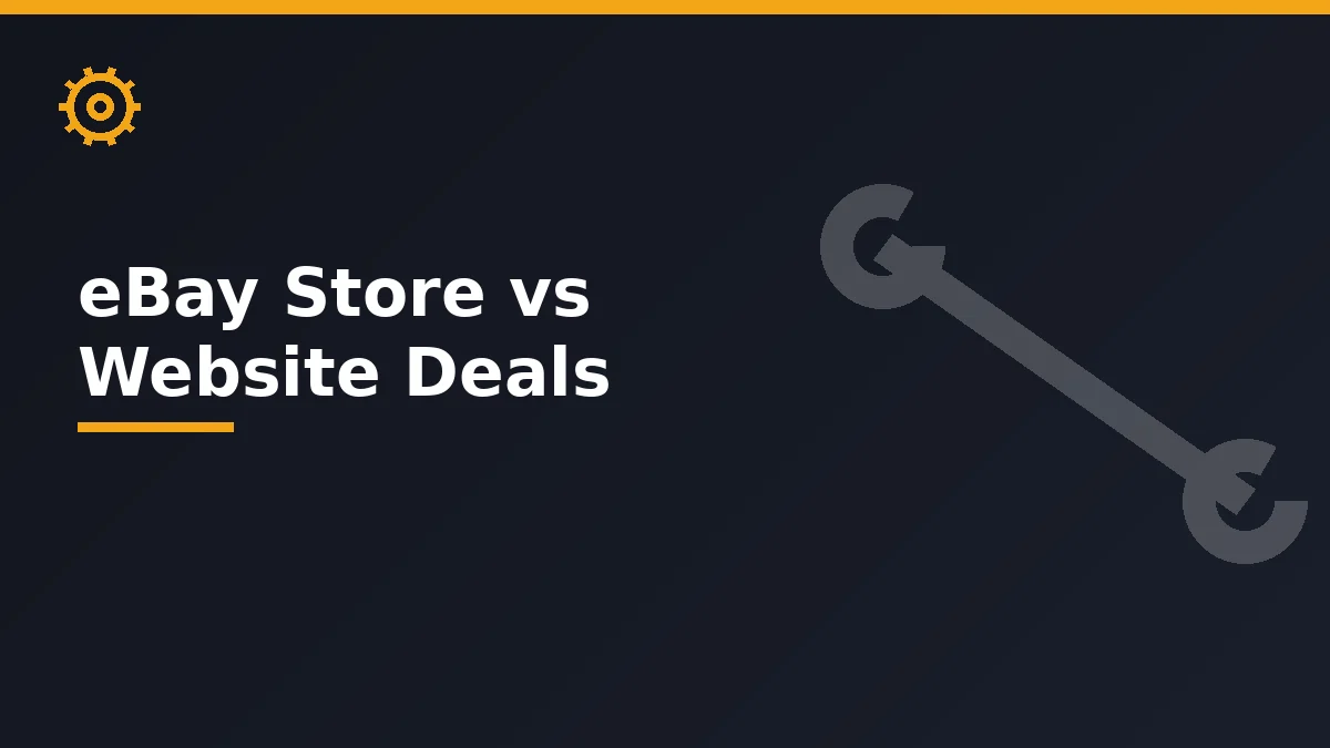 eBay Store vs Website: Where the Best Detroit Axle Deals Live